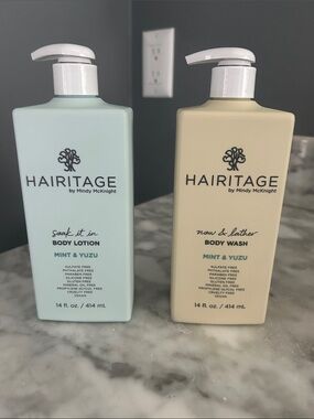 Hairitage Now&Lather Peony Cypress Body Wash Soak it In Cherry&Amber Body Lotion